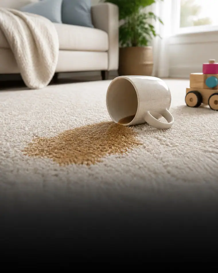 Carpet stain removal in Ottawa service illustration